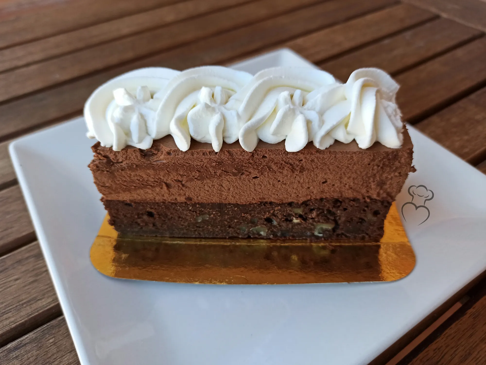Brownie con nata